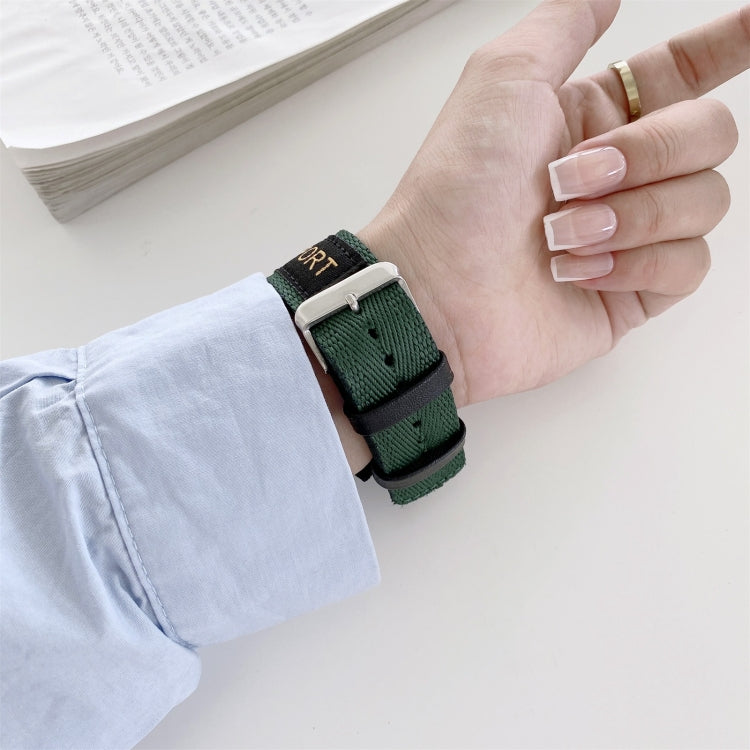 Bracelet de montre de remplacement en nylon, pour Apple Watch Series 7 41mm / & 6 & SE & 5 & 4 40mm, pour Apple Watch Series 7 45mm / & 6 & SE & 5 & 4 44mm