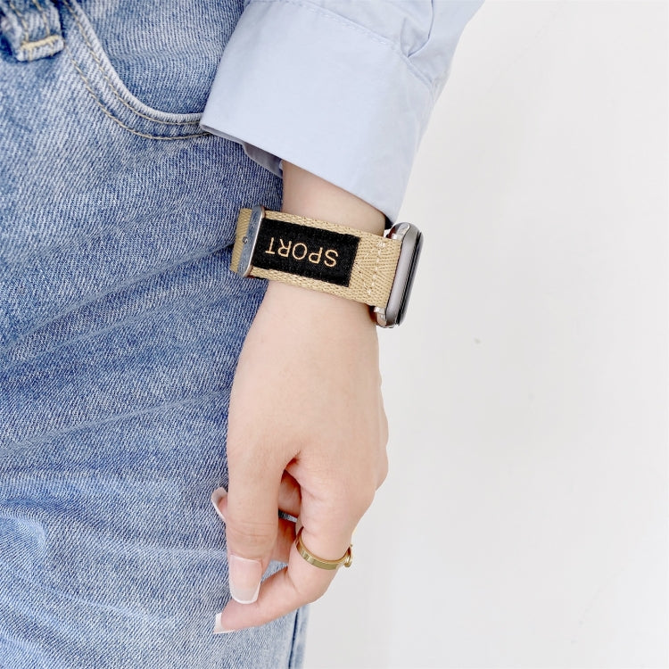 Bracelet de montre de remplacement en nylon, pour Apple Watch Series 7 41mm / & 6 & SE & 5 & 4 40mm, pour Apple Watch Series 7 45mm / & 6 & SE & 5 & 4 44mm