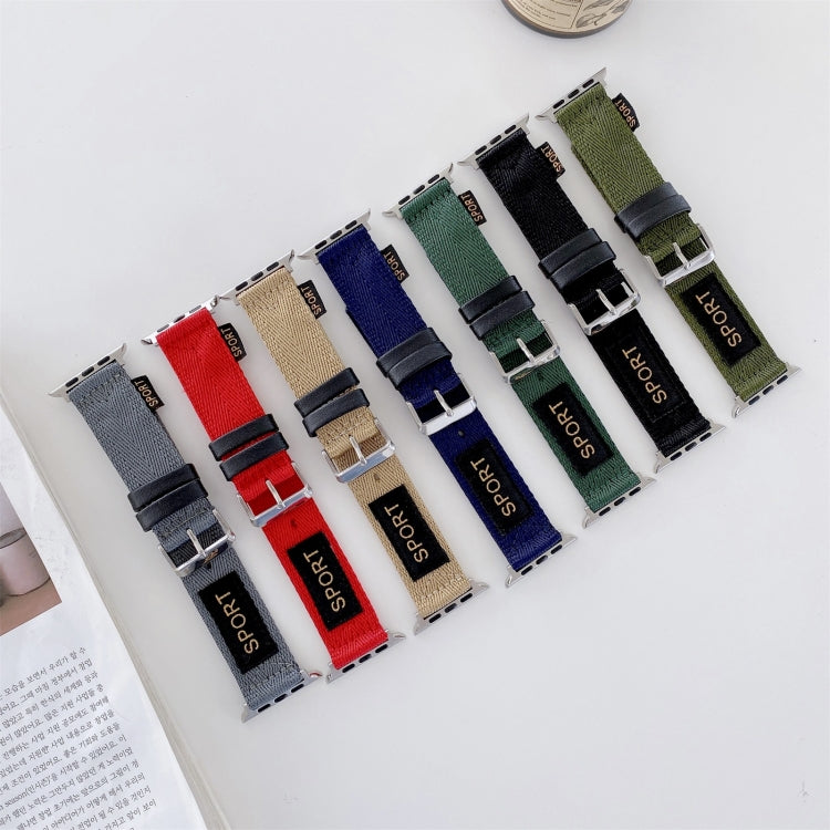 Bracelet de montre de remplacement en nylon, pour Apple Watch Series 7 41mm / & 6 & SE & 5 & 4 40mm, pour Apple Watch Series 7 45mm / & 6 & SE & 5 & 4 44mm