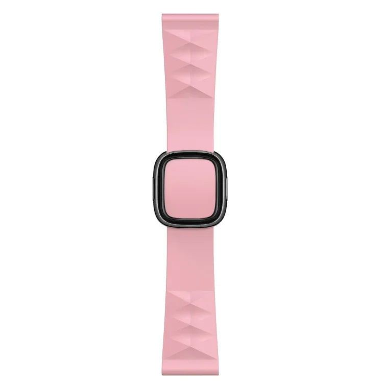 Bracelet de rechange en silicone style moderne pour Apple Watch Series 6 & SE & 5 & 4 40mm / 3 & 2 & 1 38mm, Boucle noire, Boucle or rose, Boucle argentée