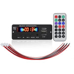 JX-808BT Autoradio Lecteur MP3 Décodeur 12V avec Radio FM USB, Bluetooth / Télécommande / Enregistrement, JX-808BT