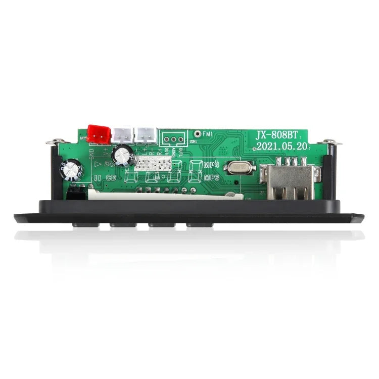 JX-808BT Autoradio Lecteur MP3 Décodeur 12V avec Radio FM USB, Bluetooth / Télécommande / Enregistrement, JX-808BT