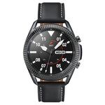 Anneau de lunette texturé Smart Watch Wave, pour Samsung Galaxy Watch 3 41 mm, pour Samsung Galaxy Watch 3 45 mm