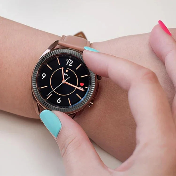 Anneau de lunette texturé Smart Watch Wave, pour Samsung Galaxy Watch 3 41 mm, pour Samsung Galaxy Watch 3 45 mm