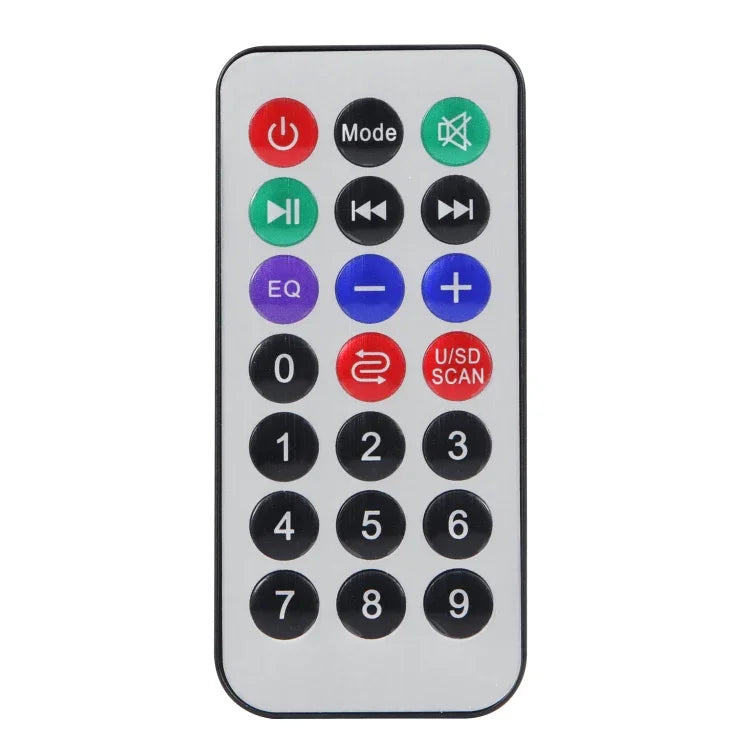 Lecteur décodeur audio MP3 de voiture 12 V JX-809BT avec radio FM, USB, Bluetooth, télécommande et enregistrement, JX-809BT