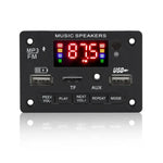 JX-810BT – Carte décodeur audio MP3 12 V pour voiture, radio FM, USB, avec Bluetooth/télécommande/enregistrement, JX-810BT