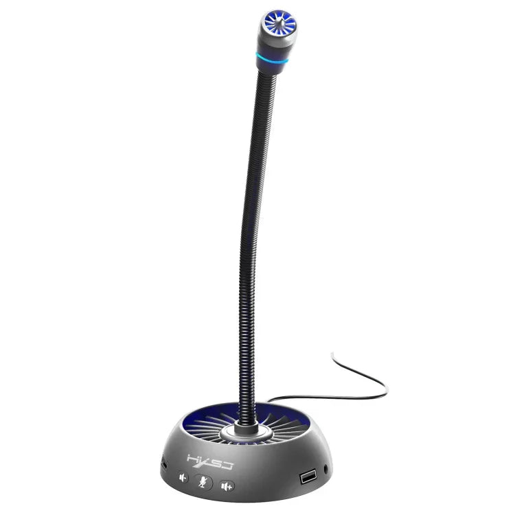 Microphone anti-interférence USB HXSJ F15 avec réduction de bruit matricielle