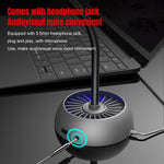Microphone anti-interférence USB HXSJ F15 avec réduction de bruit matricielle