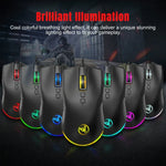 Ensemble clavier souris HXSJ P8+V100+J900 + clavier une main + souris de jeu programmable, P8+V100+A883