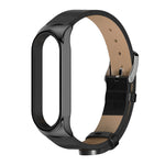 For Xiaomi Mi Band 6 / 5 CS Microfiber Leather Replacement Watchband