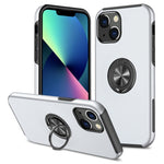 PC + TPU Shockproof Magnetic Protective Case with Invisible Ring Holder, For iPhone 13 mini, For iPhone 13, For iPhone 13 Pro, For iPhone 13 Pro Max