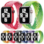 Bracelet de rechange en nylon tissé à boucle unique, taille : S 135 mm Pour Apple Watch Series 6 & SE & 5 & 4 40 mm / 3 & 2 & 1 38 mm, S 135 mm 40 mm / 38 mm
