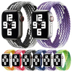 Bracelet de rechange en nylon tissé à boucle simple, taille : S 145 mm pour Apple Watch Series 6 & SE & 5 & 4 44 mm / 3 & 2 & 1 42 mm, S 145 mm 44 mm / 42 mm