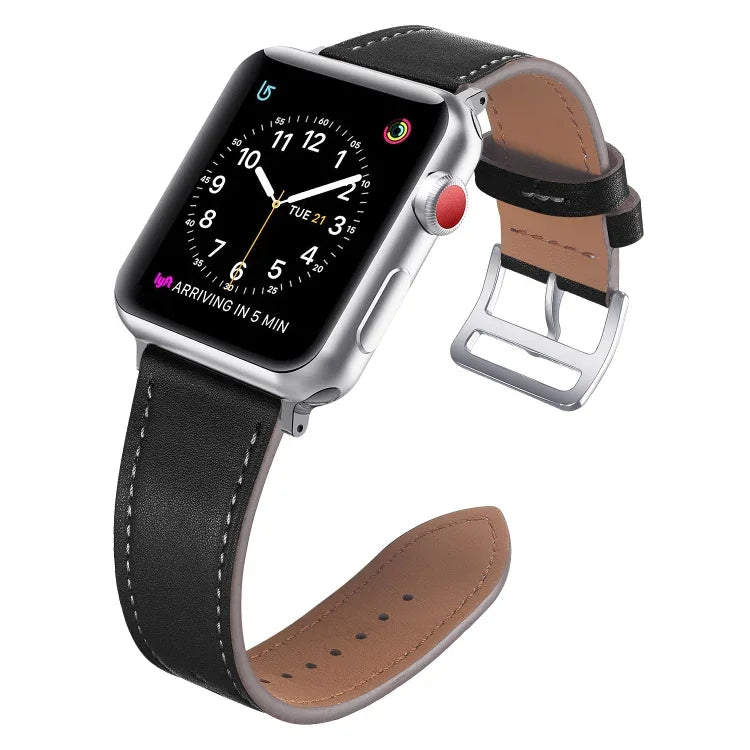 Bracelet de montre de remplacement en cuir pour petite taille, pour Apple Watch Series 7 41 mm / & 6 & SE & 5 & 4 40 mm, pour Apple Watch Series 7 45 mm / & 6 & SE & 5 & 4 44 mm