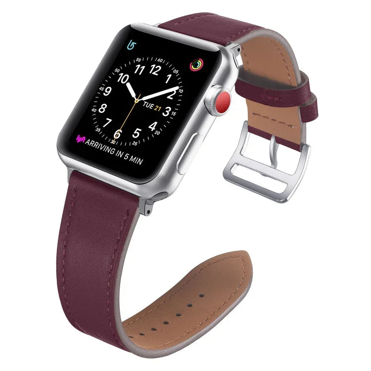Bracelet de montre de remplacement en cuir pour petite taille, pour Apple Watch Series 7 41 mm / & 6 & SE & 5 & 4 40 mm, pour Apple Watch Series 7 45 mm / & 6 & SE & 5 & 4 44 mm