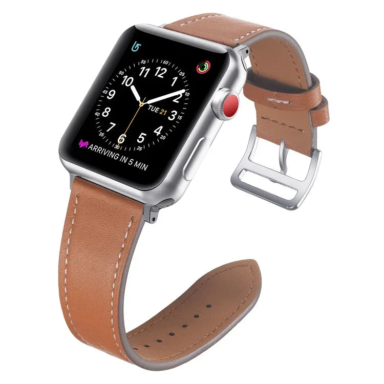 Bracelet de montre de remplacement en cuir pour petite taille, pour Apple Watch Series 7 41 mm / & 6 & SE & 5 & 4 40 mm, pour Apple Watch Series 7 45 mm / & 6 & SE & 5 & 4 44 mm