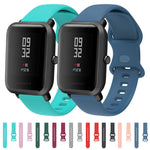 For Amazfit GTS 2e Butterfly Buckle Silicone Replacement Strap Watchband, 20mm, 22mm