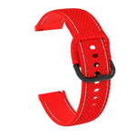 Pour bracelet de rechange en silicone bicolore avec surpiqûres pour Samsung Galaxy Watch Active 2, 20 mm