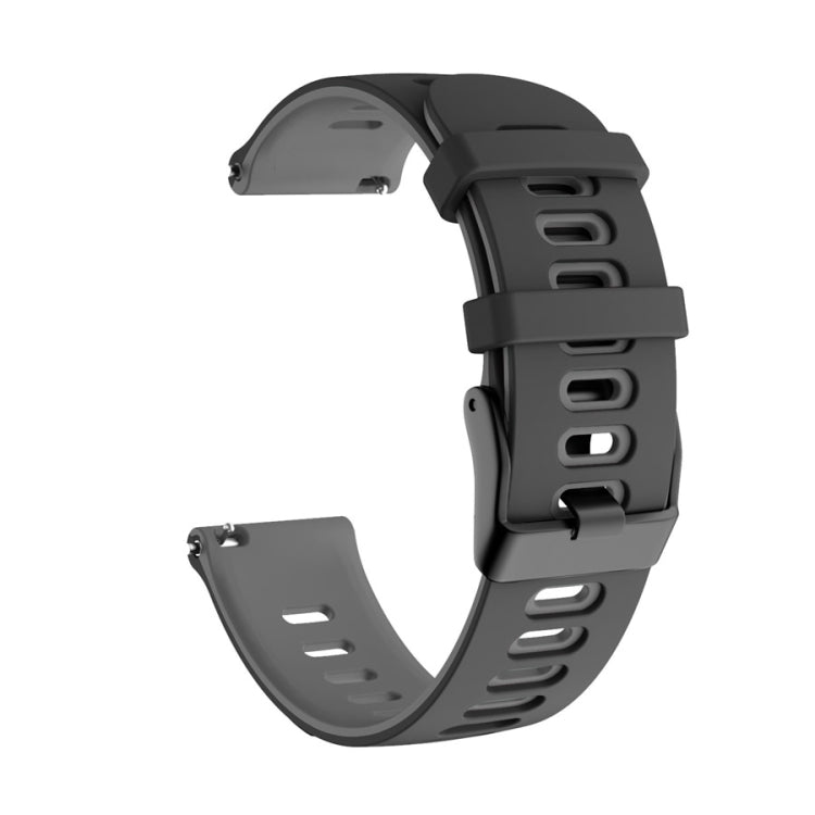 Universal Two-color Silicone Replacement Strap Watchband, 22mm For Xiaomi Haylou RT RS3 LS04 / LS05S, 20mm For Garmin Vivoactive 3 / Venu, 22mm For Garmin Vivoactive 4 / Venu 2