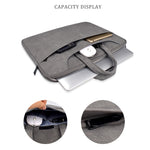 Sac d'affaires en PU givré ST06SDJ avec bandoulière détachable, 13,3 pouces, 14,1-15,4 pouces, 15,6 pouces