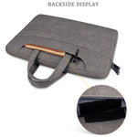 Sac d'affaires en PU givré ST06SDJ avec bandoulière détachable, 13,3 pouces, 14,1-15,4 pouces, 15,6 pouces