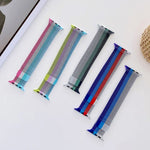 Bracelet de montre de remplacement milanais à quatre couleurs, pour Apple Watch Series 7 41mm / & 6 & SE & 5 & 4 40mm, pour Apple Watch Series 7 45mm / & 6 & SE & 5 & 4 44mm
