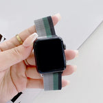 Bracelet de montre de remplacement milanais à quatre couleurs, pour Apple Watch Series 7 41mm / & 6 & SE & 5 & 4 40mm, pour Apple Watch Series 7 45mm / & 6 & SE & 5 & 4 44mm