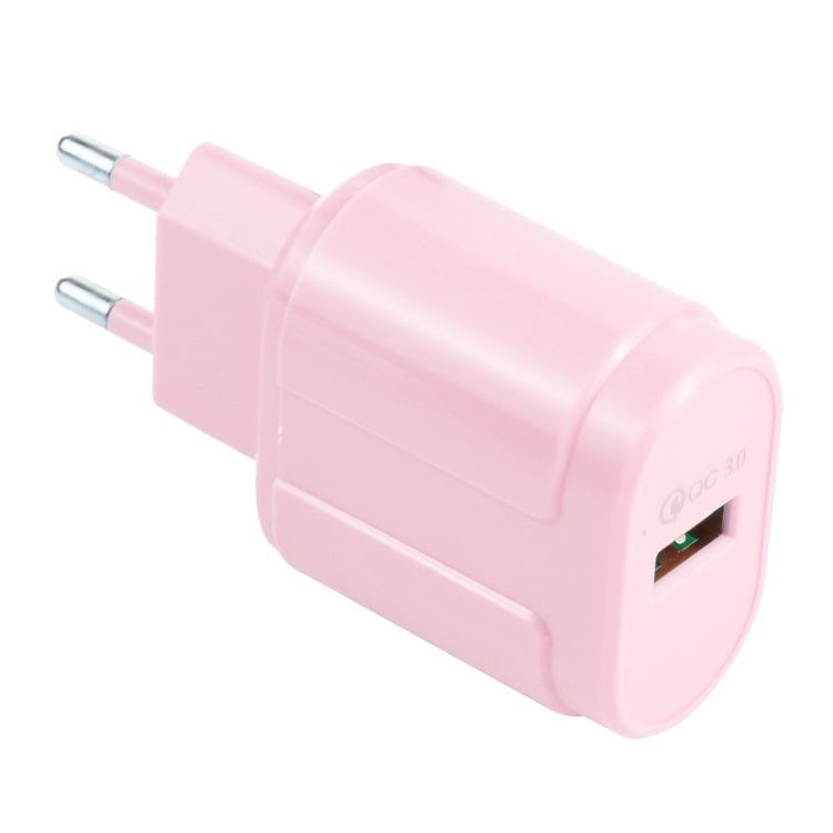 Chargeur de voyage Macarons USB unique QC3.0, prise EU, prise US
