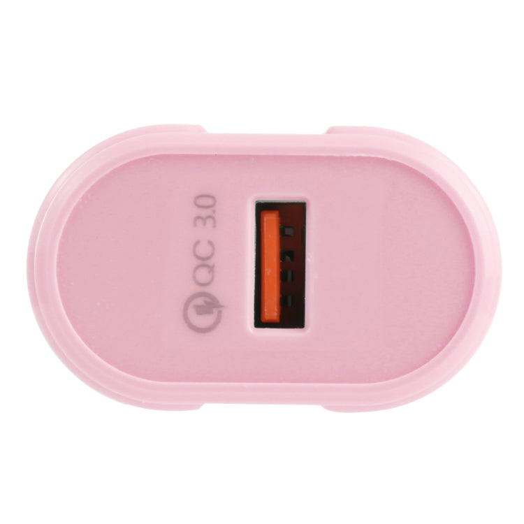 Chargeur de voyage Macarons USB unique QC3.0, prise EU, prise US