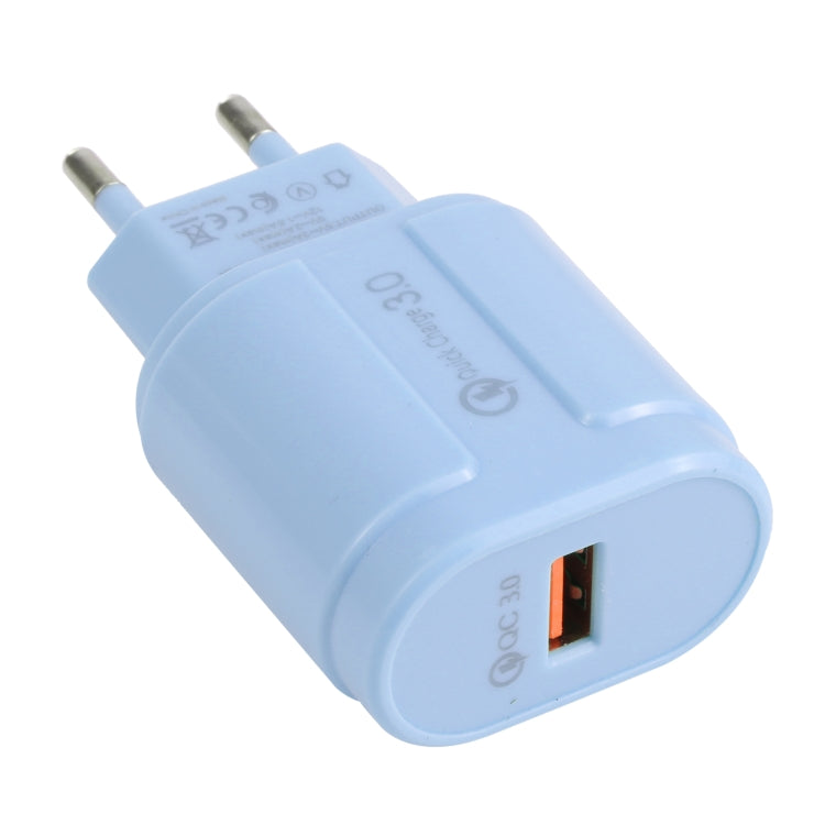 Chargeur de voyage Macarons USB unique QC3.0, prise EU, prise US