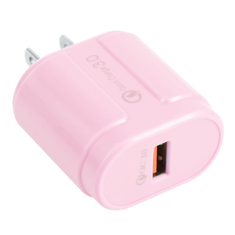 Chargeur de voyage Macarons USB unique QC3.0, prise EU, prise US