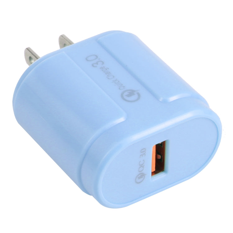 Chargeur de voyage Macarons USB unique QC3.0, prise EU, prise US