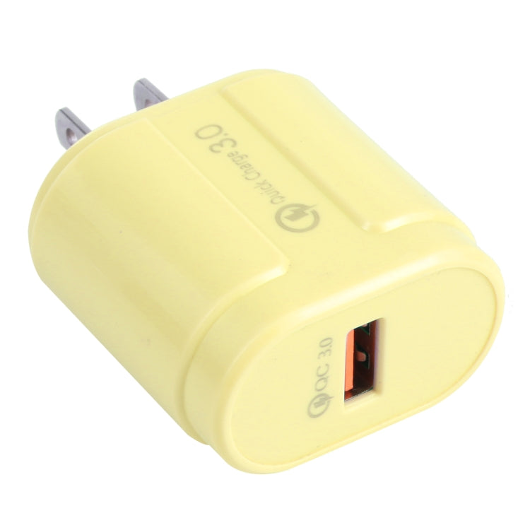 Chargeur de voyage Macarons USB unique QC3.0, prise EU, prise US