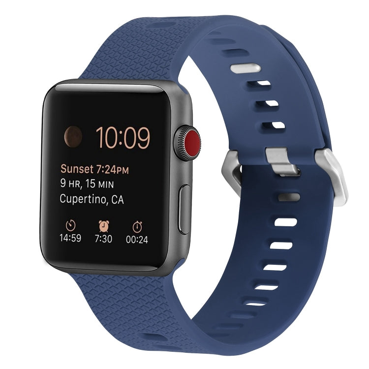 Bracelet de rechange en silicone pour Apple Watch Series, 7 45 mm / 6 & SE & 5 & 4 44 mm / 3 & 2 & 1 42 mm, 7 41 mm / 6 & SE & 5 & 4 40 mm / 3 & 2 & 1 38 mm