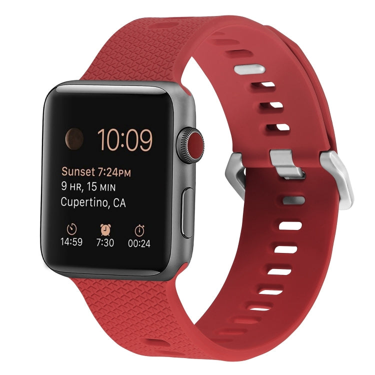 Bracelet de rechange en silicone pour Apple Watch Series, 7 45 mm / 6 & SE & 5 & 4 44 mm / 3 & 2 & 1 42 mm, 7 41 mm / 6 & SE & 5 & 4 40 mm / 3 & 2 & 1 38 mm
