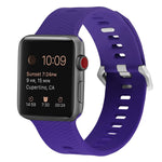 Bracelet de rechange en silicone pour Apple Watch Series, 7 45 mm / 6 & SE & 5 & 4 44 mm / 3 & 2 & 1 42 mm, 7 41 mm / 6 & SE & 5 & 4 40 mm / 3 & 2 & 1 38 mm