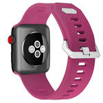 Bracelet de rechange en silicone pour Apple Watch Series, 7 45 mm / 6 & SE & 5 & 4 44 mm / 3 & 2 & 1 42 mm, 7 41 mm / 6 & SE & 5 & 4 40 mm / 3 & 2 & 1 38 mm