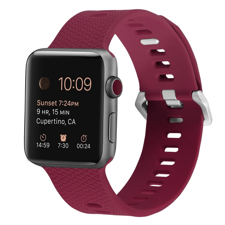 Bracelet de rechange en silicone pour Apple Watch Series, 7 45 mm / 6 & SE & 5 & 4 44 mm / 3 & 2 & 1 42 mm, 7 41 mm / 6 & SE & 5 & 4 40 mm / 3 & 2 & 1 38 mm
