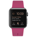 Bracelet de montre de remplacement en silicone pour Apple Watch Series, 7 41mm / 6 & SE & 5 & 4 40mm / 3 & 2 & 1 38mm, 7 45mm / 6 & SE & 5 & 4 44mm / 3 & 2 & 1 42mm