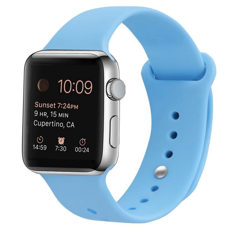 Bracelet de montre de remplacement en silicone pour Apple Watch Series, 7 41mm / 6 & SE & 5 & 4 40mm / 3 & 2 & 1 38mm, 7 45mm / 6 & SE & 5 & 4 44mm / 3 & 2 & 1 42mm