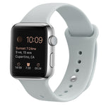 Bracelet de montre de remplacement en silicone pour Apple Watch Series, 7 41mm / 6 & SE & 5 & 4 40mm / 3 & 2 & 1 38mm, 7 45mm / 6 & SE & 5 & 4 44mm / 3 & 2 & 1 42mm