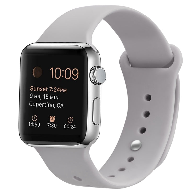 Bracelet de montre de remplacement en silicone pour Apple Watch Series, 7 41mm / 6 & SE & 5 & 4 40mm / 3 & 2 & 1 38mm, 7 45mm / 6 & SE & 5 & 4 44mm / 3 & 2 & 1 42mm
