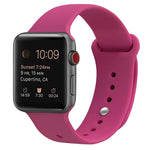 Bracelet de montre de remplacement en silicone pour Apple Watch Series, 7 41mm / 6 & SE & 5 & 4 40mm / 3 & 2 & 1 38mm, 7 45mm / 6 & SE & 5 & 4 44mm / 3 & 2 & 1 42mm