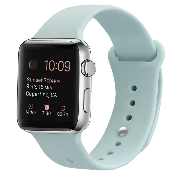 Bracelet de montre de remplacement en silicone pour Apple Watch Series, 7 41mm / 6 & SE & 5 & 4 40mm / 3 & 2 & 1 38mm, 7 45mm / 6 & SE & 5 & 4 44mm / 3 & 2 & 1 42mm