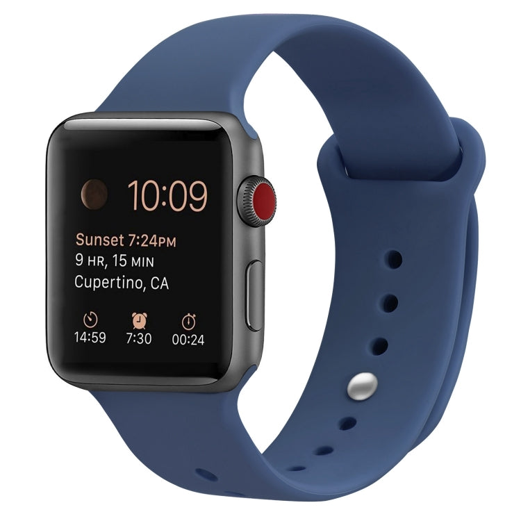 Bracelet de montre de remplacement en silicone pour Apple Watch Series, 7 41mm / 6 & SE & 5 & 4 40mm / 3 & 2 & 1 38mm, 7 45mm / 6 & SE & 5 & 4 44mm / 3 & 2 & 1 42mm