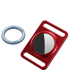 Étui de protection magnétique en métal avec porte-clés interchangeable pour AirTag 2e génération / AirTag 1re génération