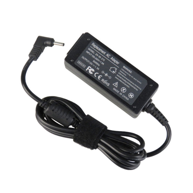 Adaptateur secteur 12V 1,5A ZH-65-215 pour ordinateur portable Acer, longueur du câble : 1,5 m