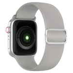 Bracelet de remplacement en silicone élastique pour Apple Watch Series 7 45mm / 6 & SE & 5 & 4 44mm / 3 & 2 & 1 42mm