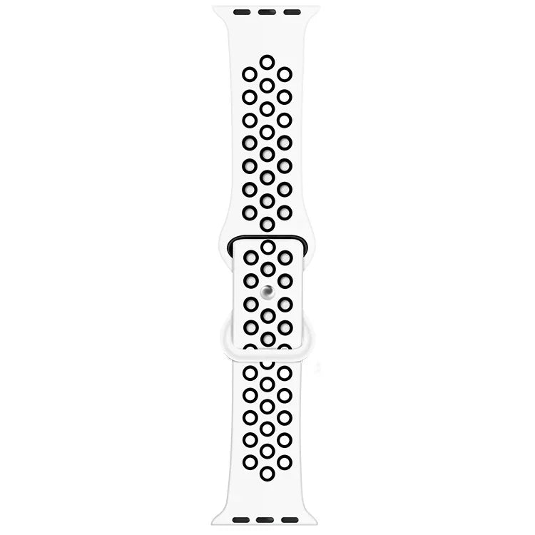 Bracelet de rechange en silicone liquide bicolore avec boucle papillon pour Apple Watch Series, 7 41 mm / 6 & SE & 5 & 4 40 mm / 3 & 2 & 1 38 mm, 7 45 mm / 6 & SE & 5 & 4 44 mm / 3 & 2 & 1 42 mm