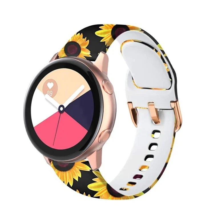 Bracelet de montre de remplacement en silicone imprimé, pour Samsung Galaxy Watch 42mm